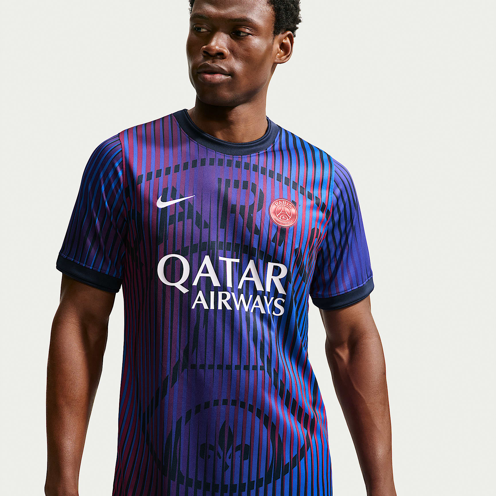 Paris Saint-Germain Away Men's Nike Dri-FIT Soccer Pre-Match Top